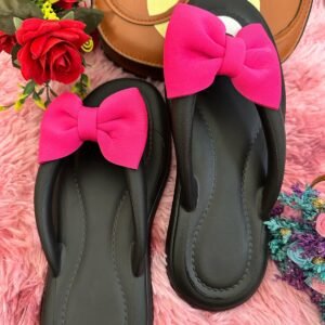 Flower Bow ultra-light waterproof EVA slipper for women