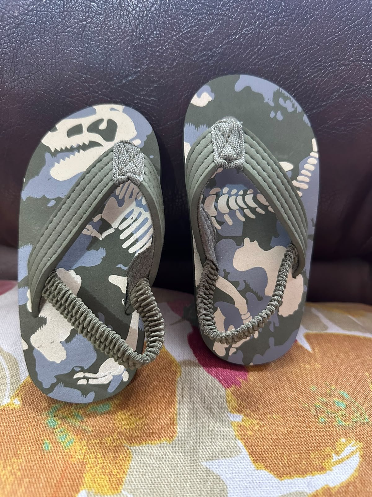 Kids Step Design 2 EVA flip-flops in Light Green