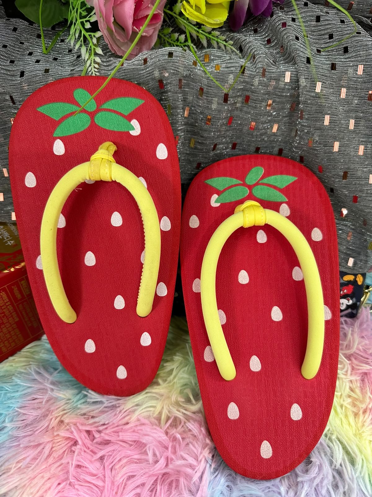 Women’s Fruit-Design Lightweight EVA Flat Sandals - product view